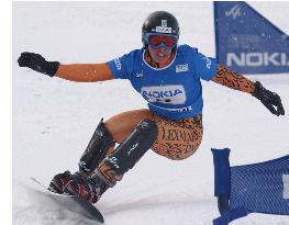 Sara Fischer of Sweden wins women's parallel giant slalom